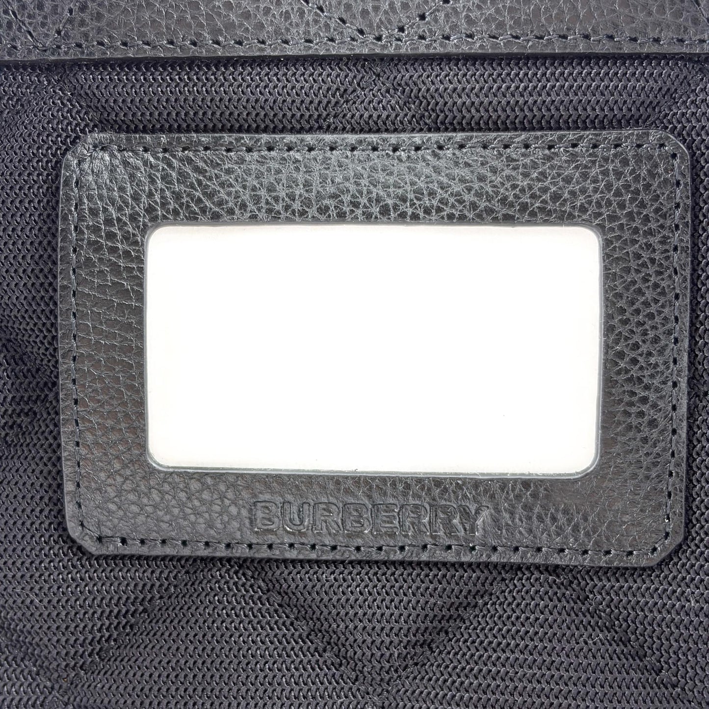 Burberry Vintage Check Leather Medium Backpack Archive Beige Black