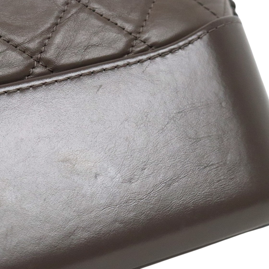 Chanel Brown-Gray Gabrielle Hobo Shoulder Bag