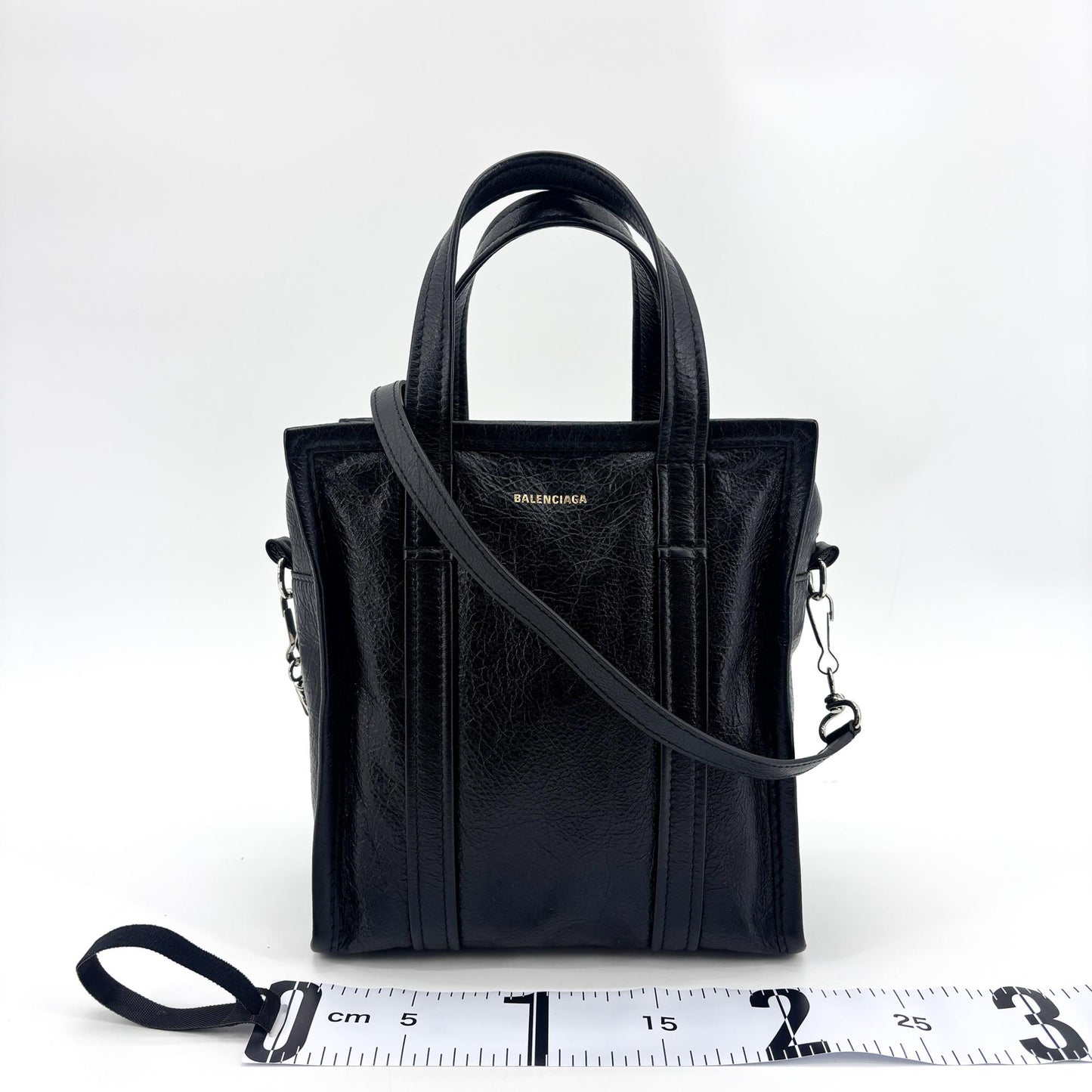 Balenciaga Bazaar Shopper XXS Tote Bag Black