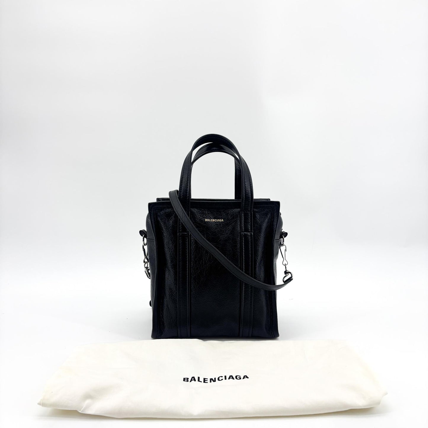 Balenciaga Bazaar Shopper XXS Tote Bag Black
