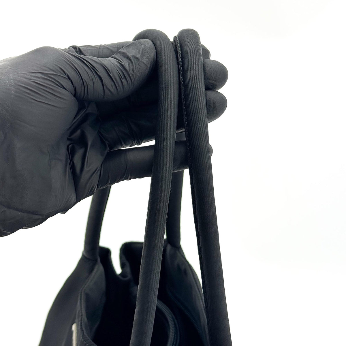 Prada Tessuto Nylon Shoulder Bag Black