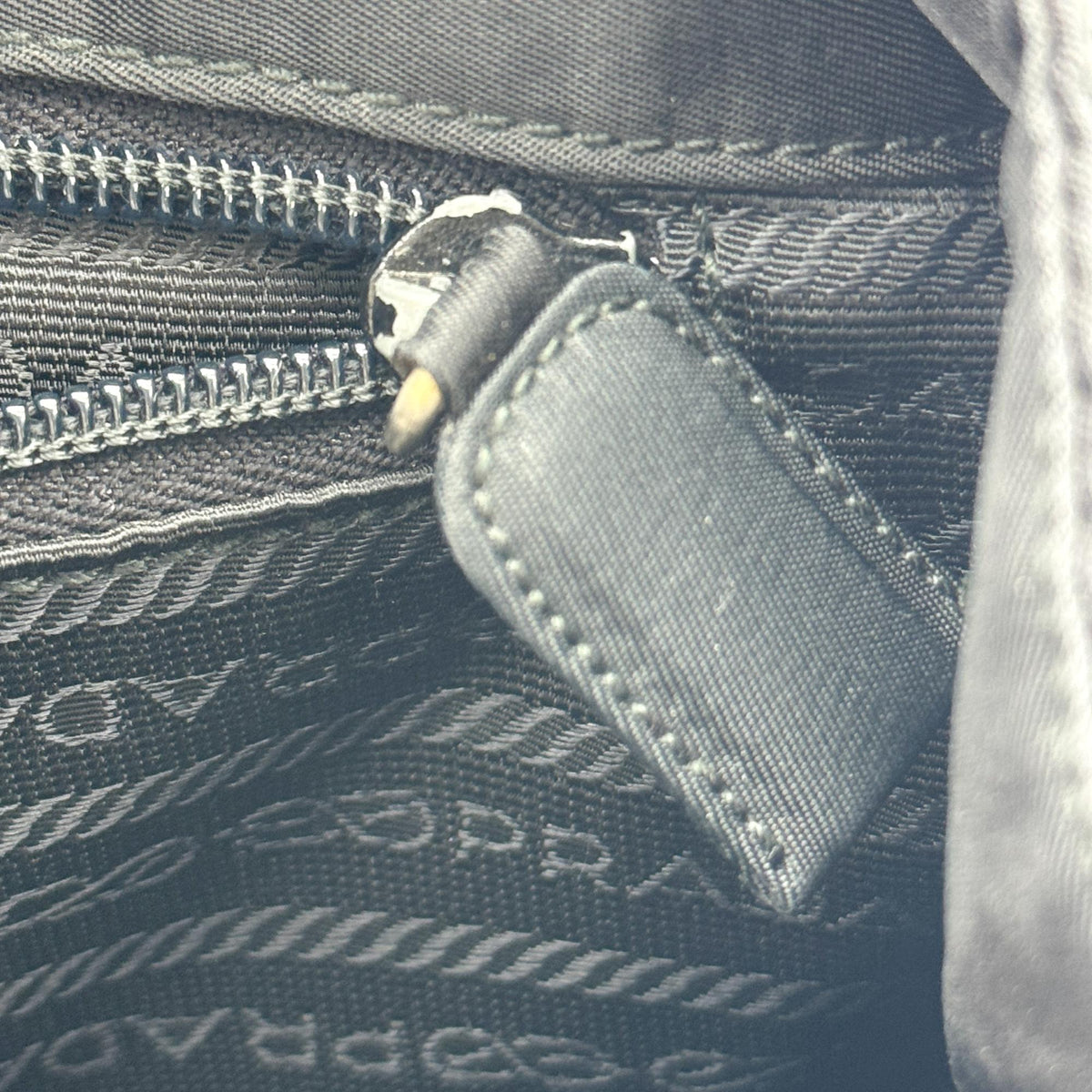 Prada Tessuto Nylon Shoulder Bag Black