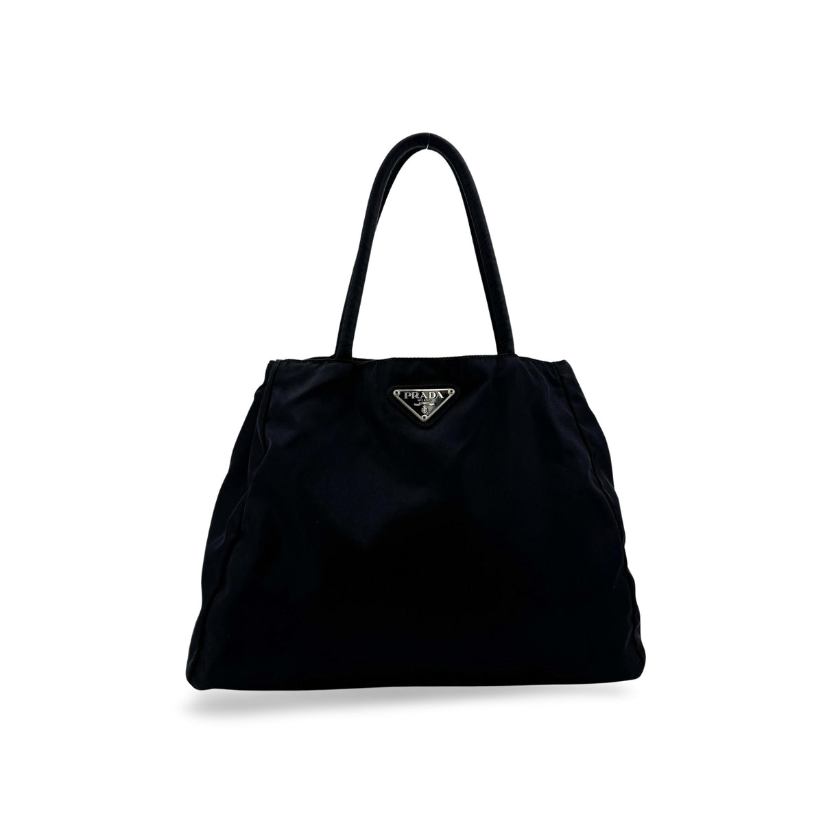 Prada Tessuto Nylon Shoulder Bag Black