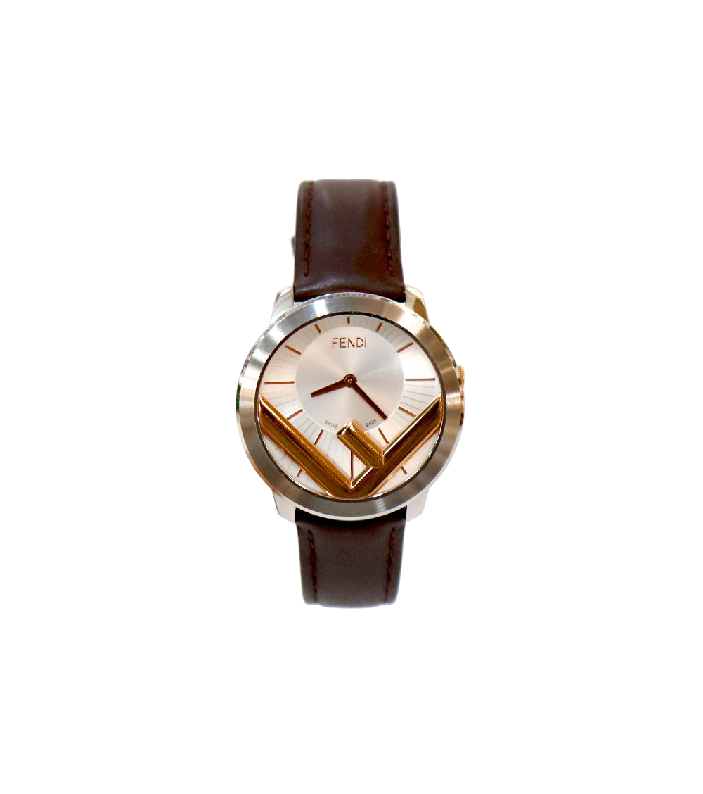 Fendi 41MM Runaway Steel Quartz Watch