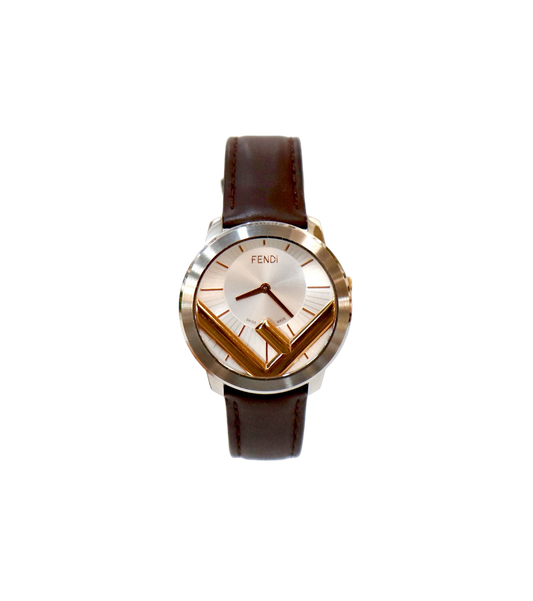 Fendi 41MM Runaway Steel Quartz Watch