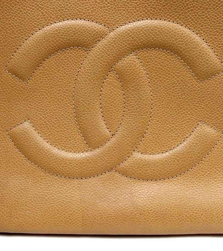 Chanel Beige CC Pocket Chain Shoulder Bag