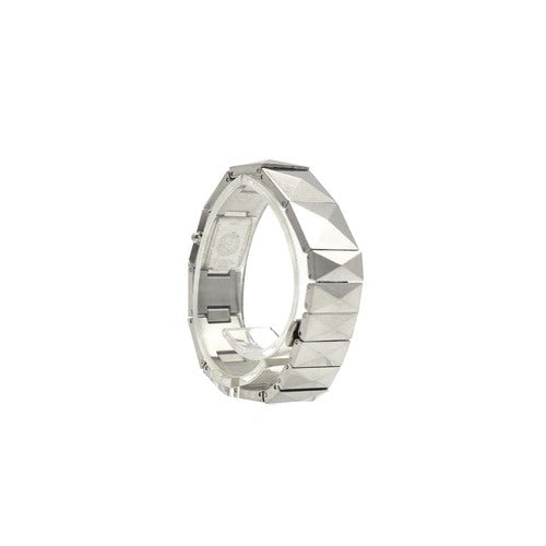 Fendi Metal Pyramid Silver Watch 4250L