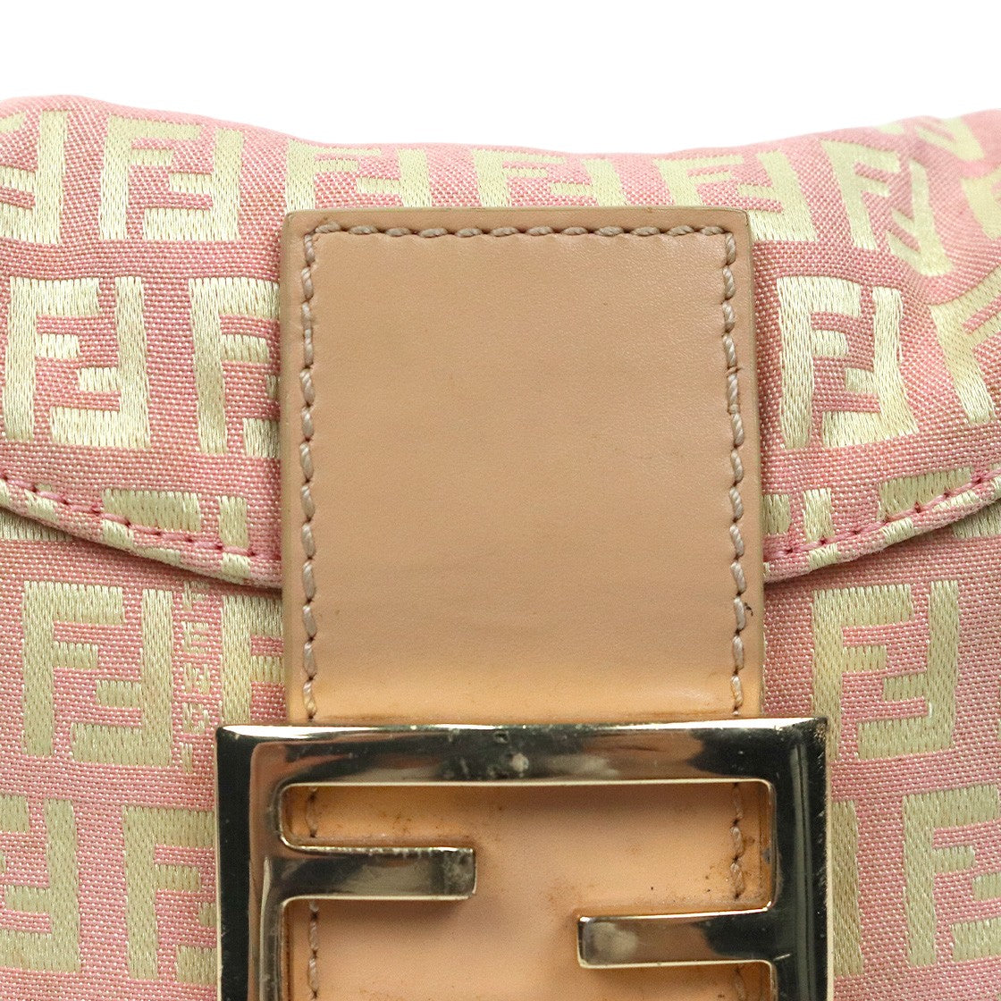 Fendi Pink Zucchino Mamma Bag