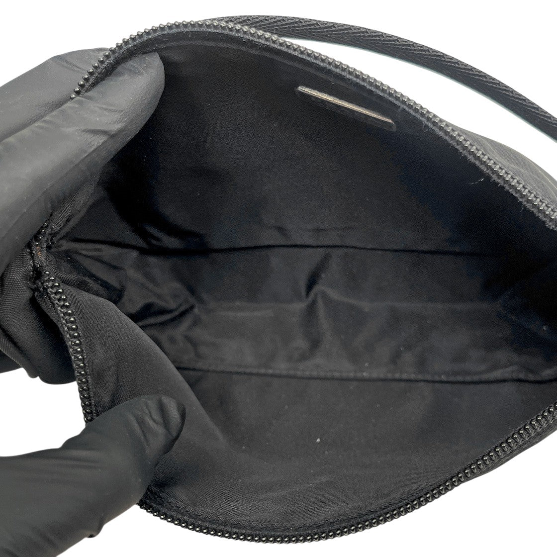 Prada Black Pocono Mini Shoulder Bag