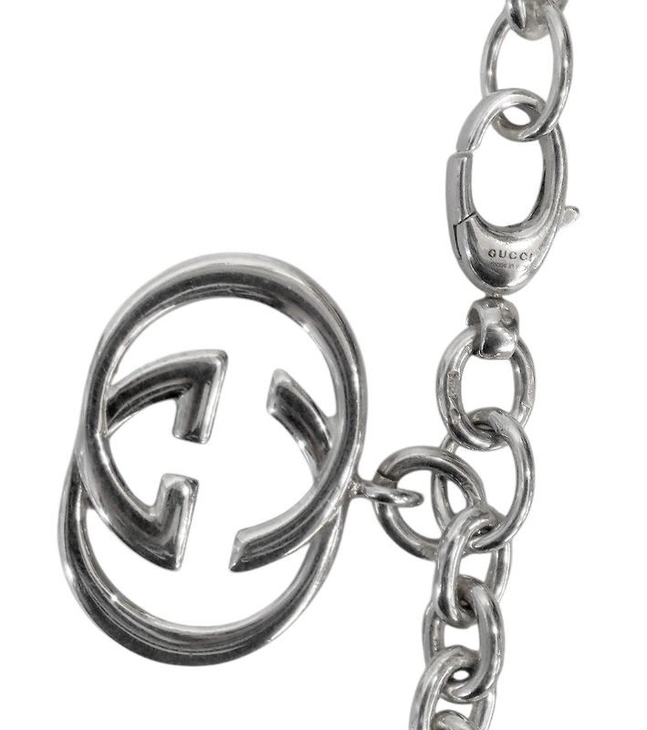 Gucci Interlocking G Silver Bracelet