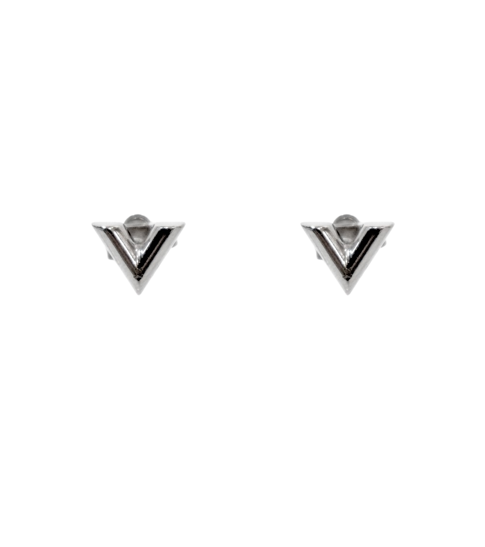 Louis Vuitton Essential V Silver Earrings