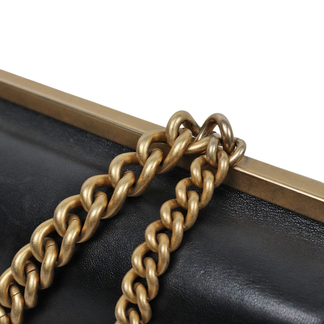 Chanel Black Quilted Chain Shoulder Bag