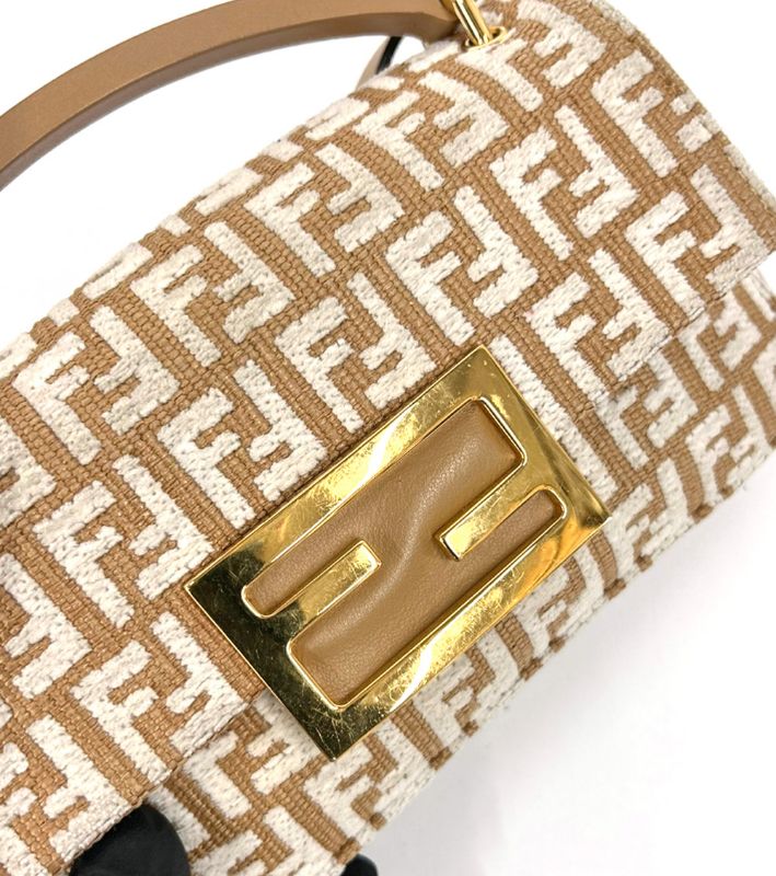 Fendi Beige Zucchino 2WAY Bag