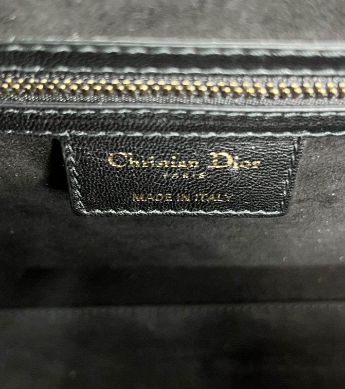 Dior Black Leather 2-Way Bag