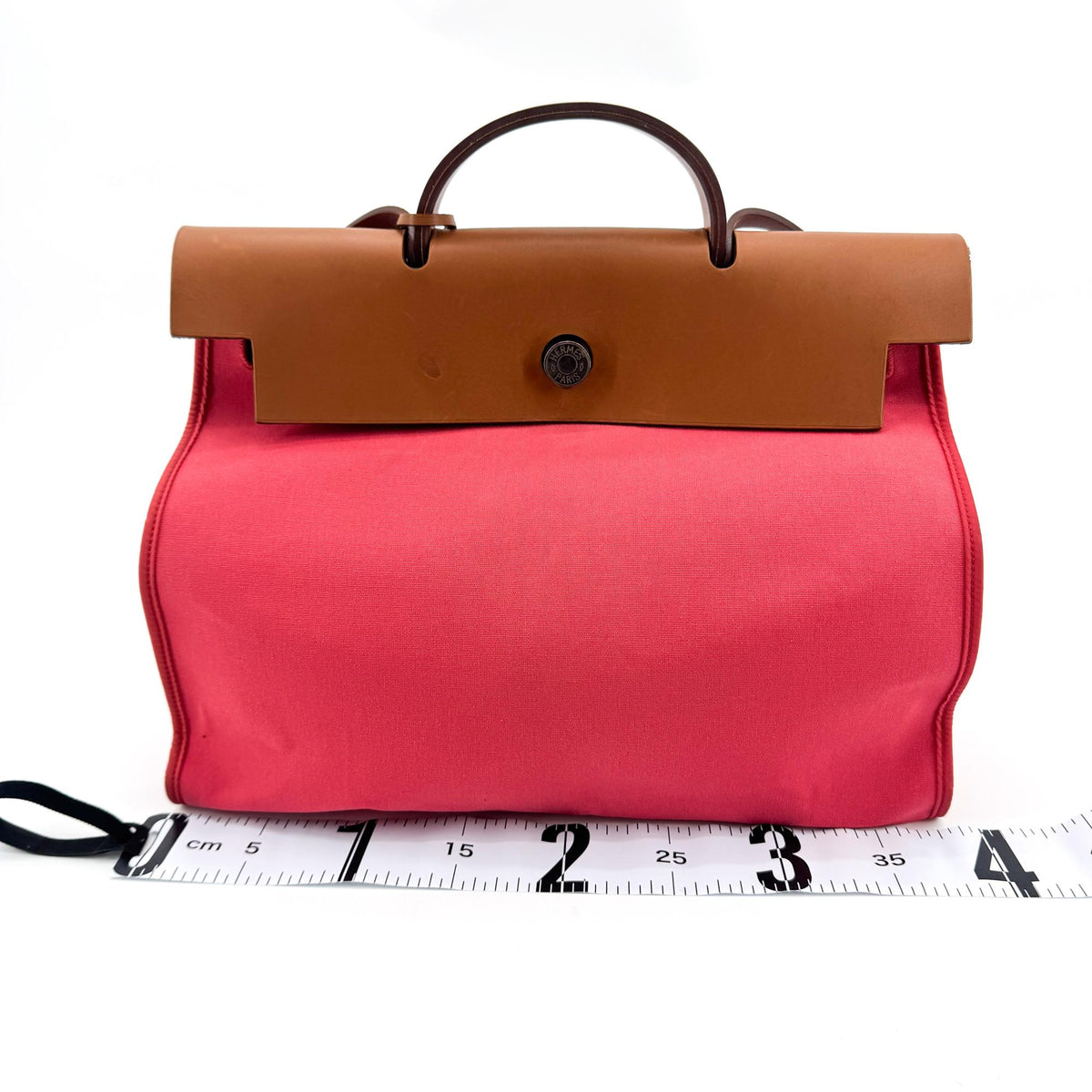 Hermès Herbag 31 Brown Pink