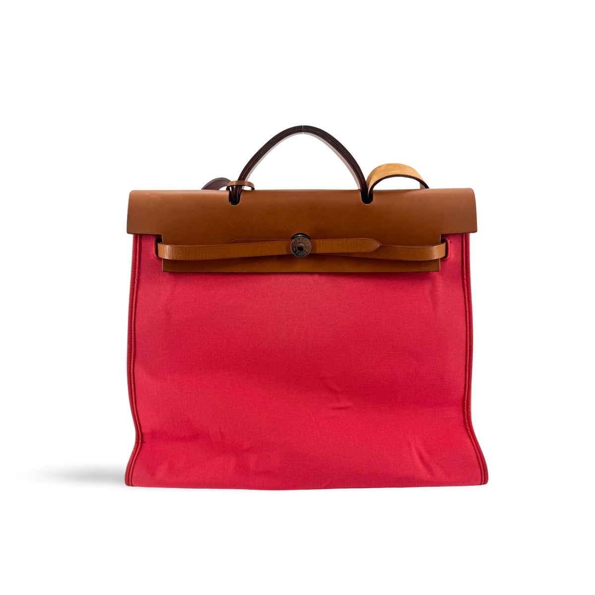 Hermès Herbag 31 Brown Pink