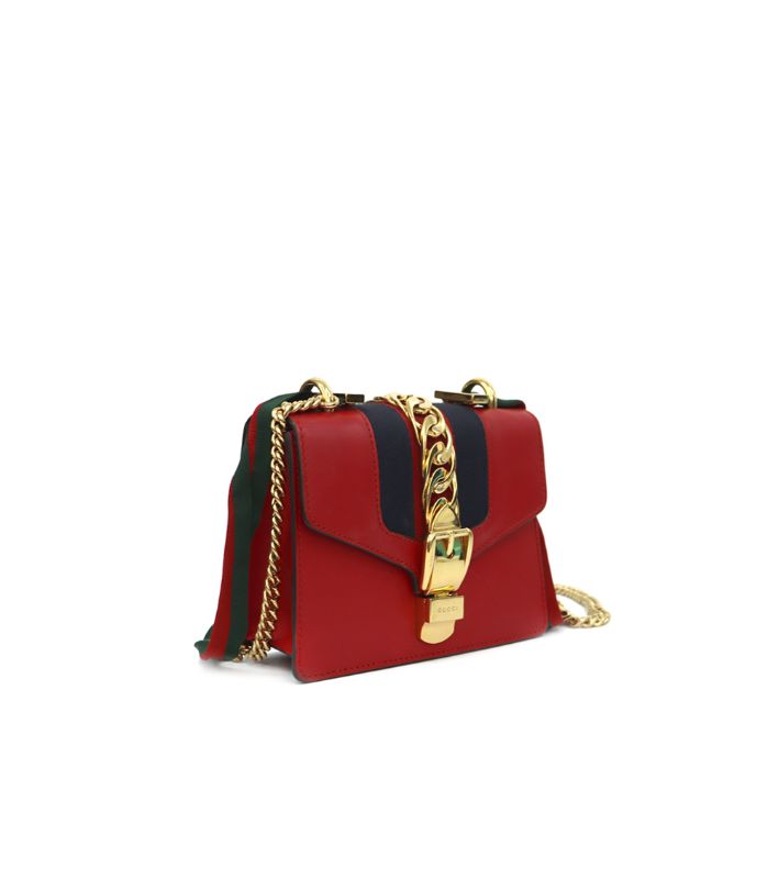 Gucci Red Sylvie Bag