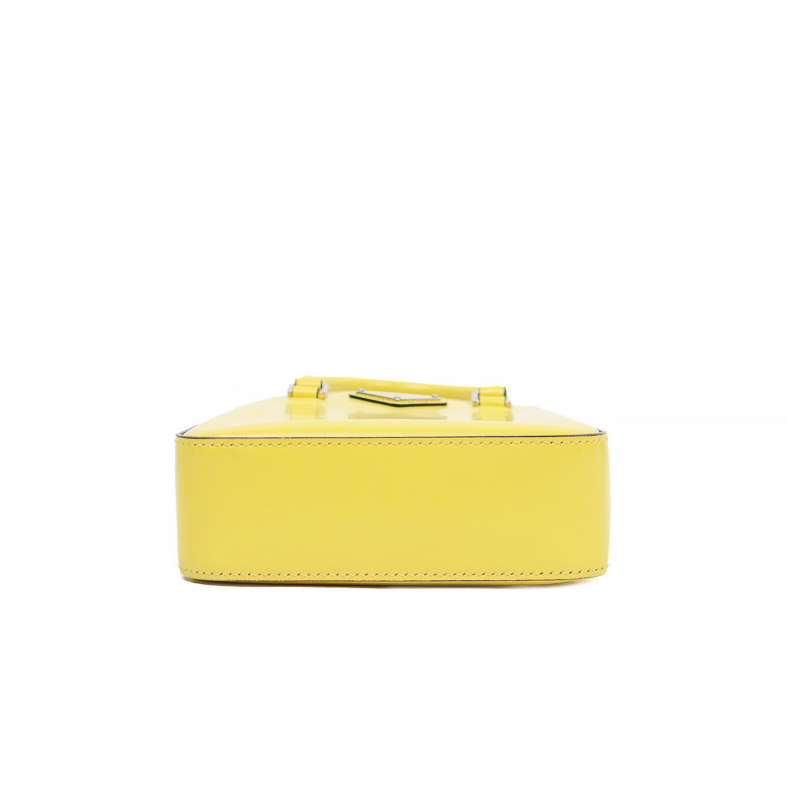 Prada Yellow Brushed Tote Bag