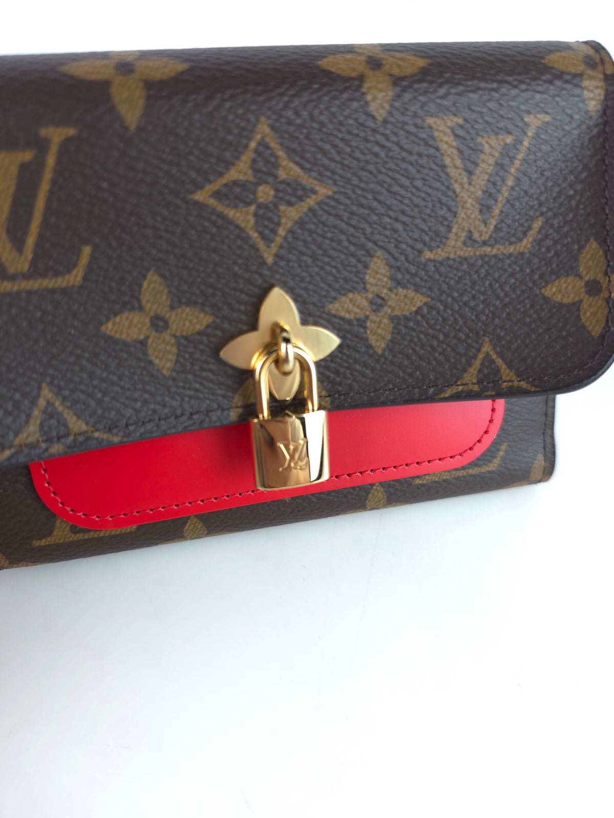 Monogram Flower Compact 3-fold Wallet