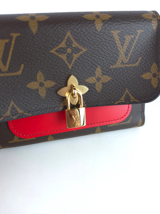Monogram Flower Compact 3-fold Wallet