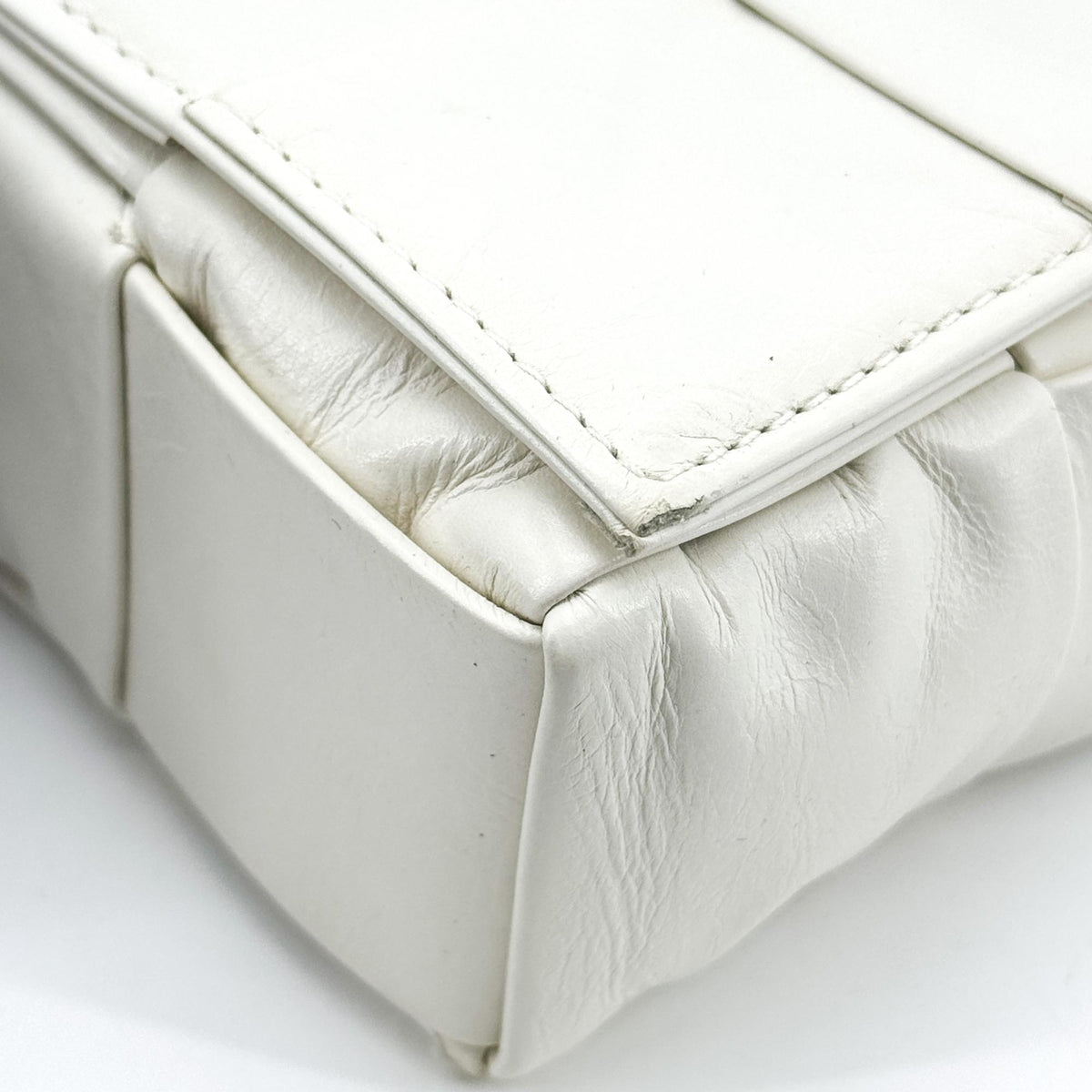Bottega Veneta Cassette Bag White