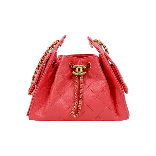 Chanel Pink Mini Caviar 25 Bag