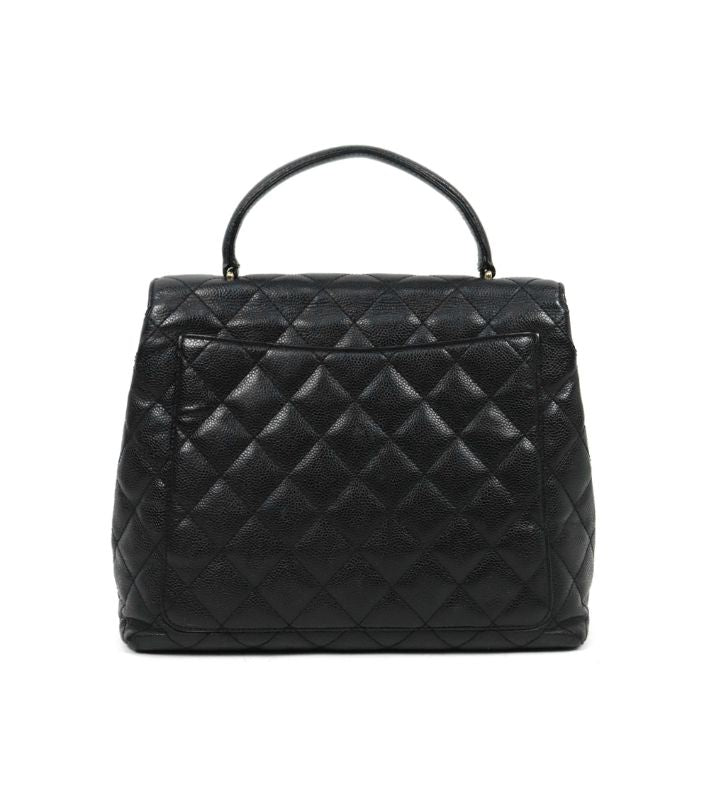 Chanel Black Caviar Coco Handle