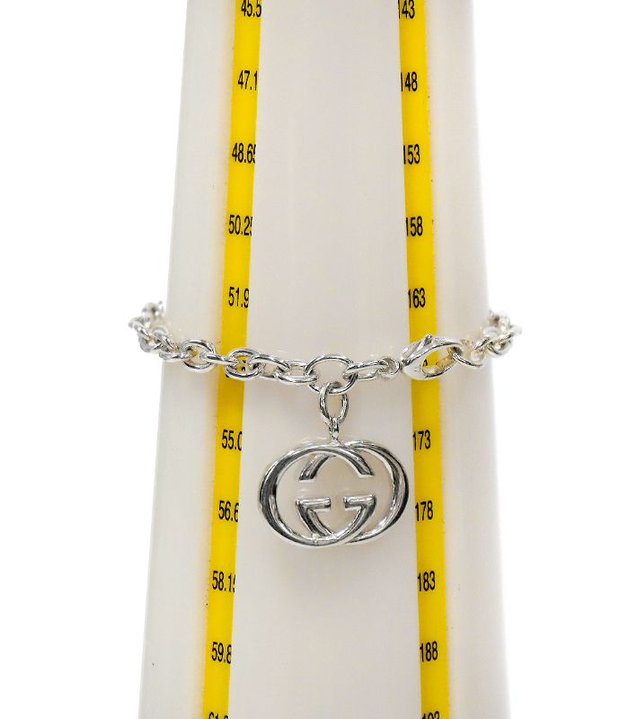 Gucci Interlocking G Silver Bracelet