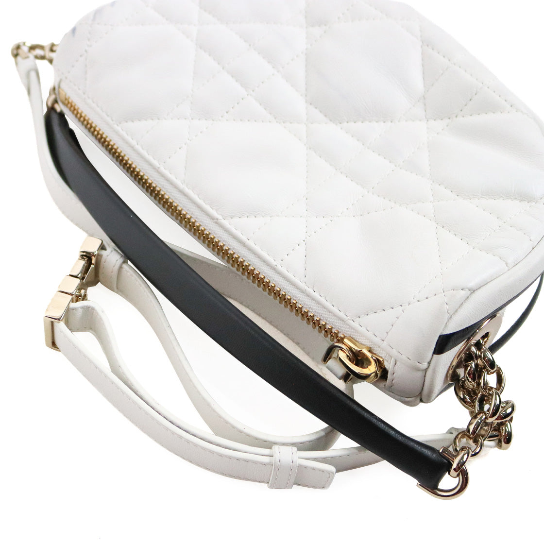 Dior White Black Vibe Hobo Bag