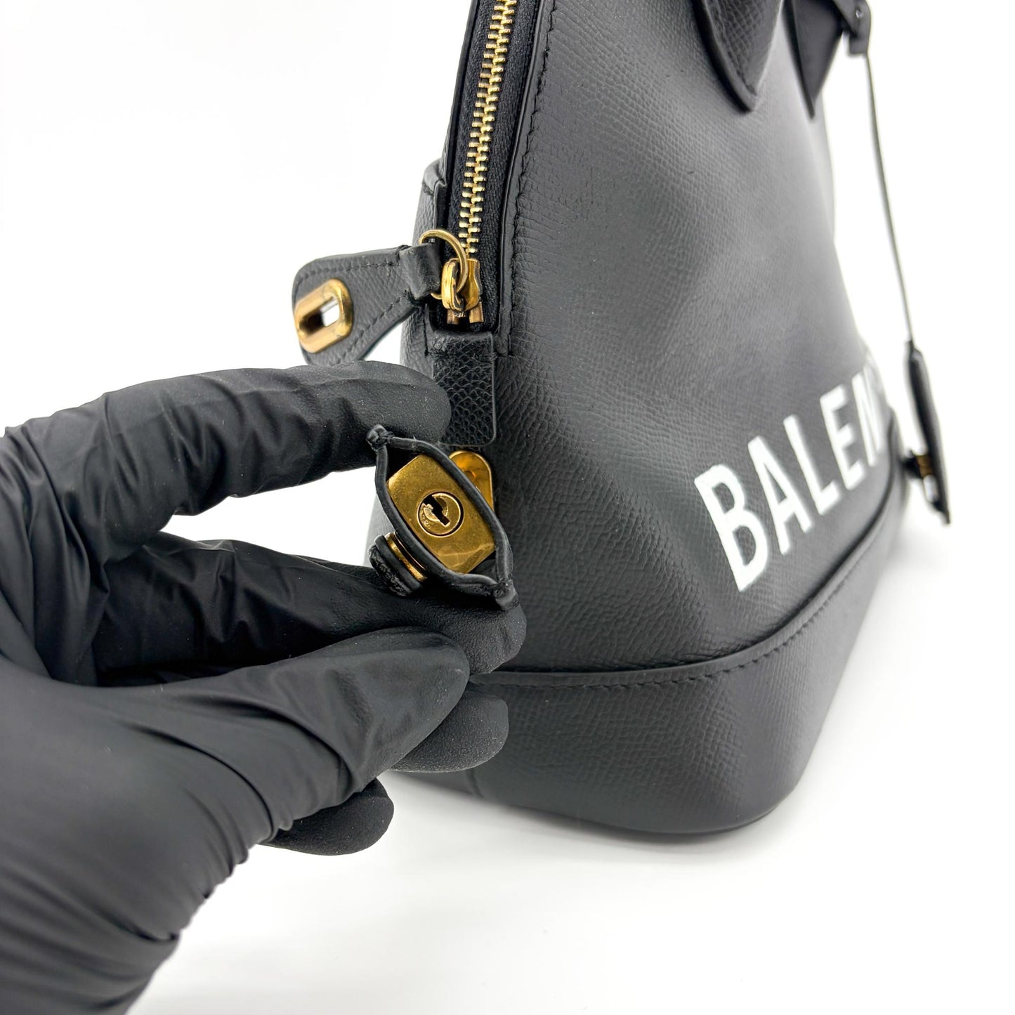Balenciaga Bill Top Handle Bag Small Black