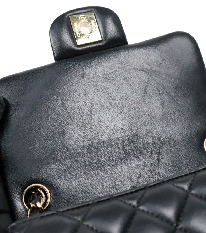 Chanel Black Lambskin Petit Sac