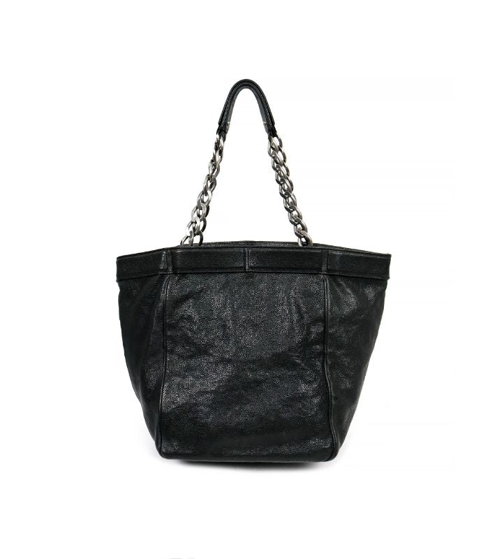 Chanel Black Big CC Chain Shoulder Bag