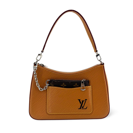 Louis Vuitton Epi Marelle Crossbody Bag Gold