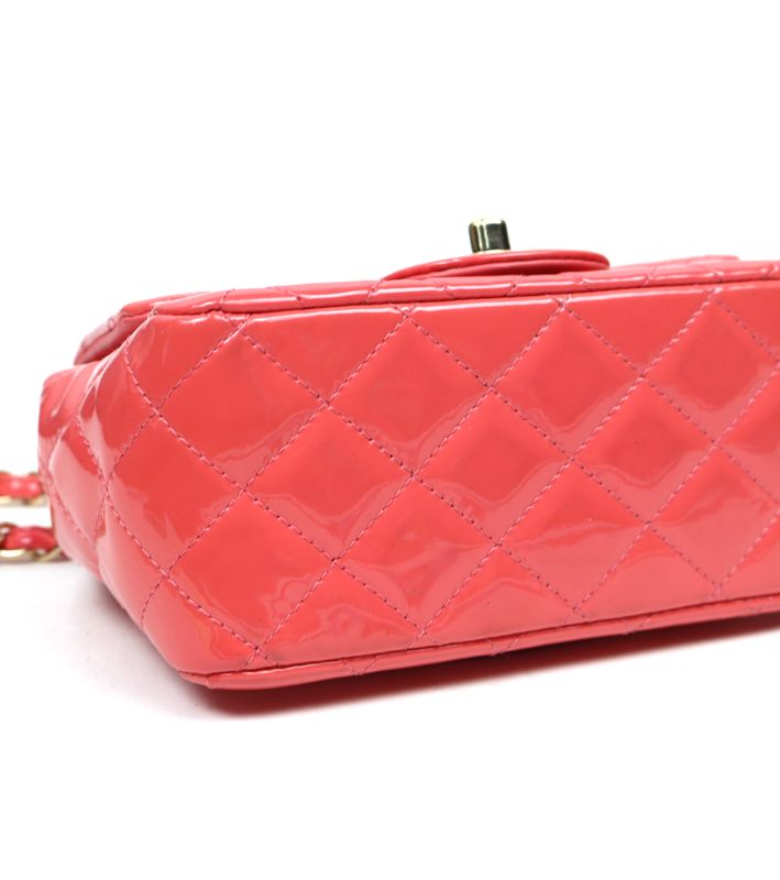 Chanel Pink Patent Petite Sac
