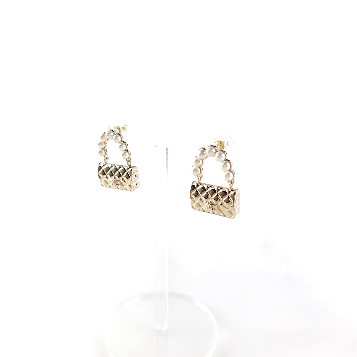 Pearl Handbag Earrings AB6211
