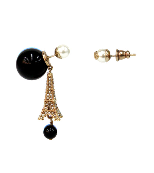 Dior Tribal Eiffel Tower Earrings
