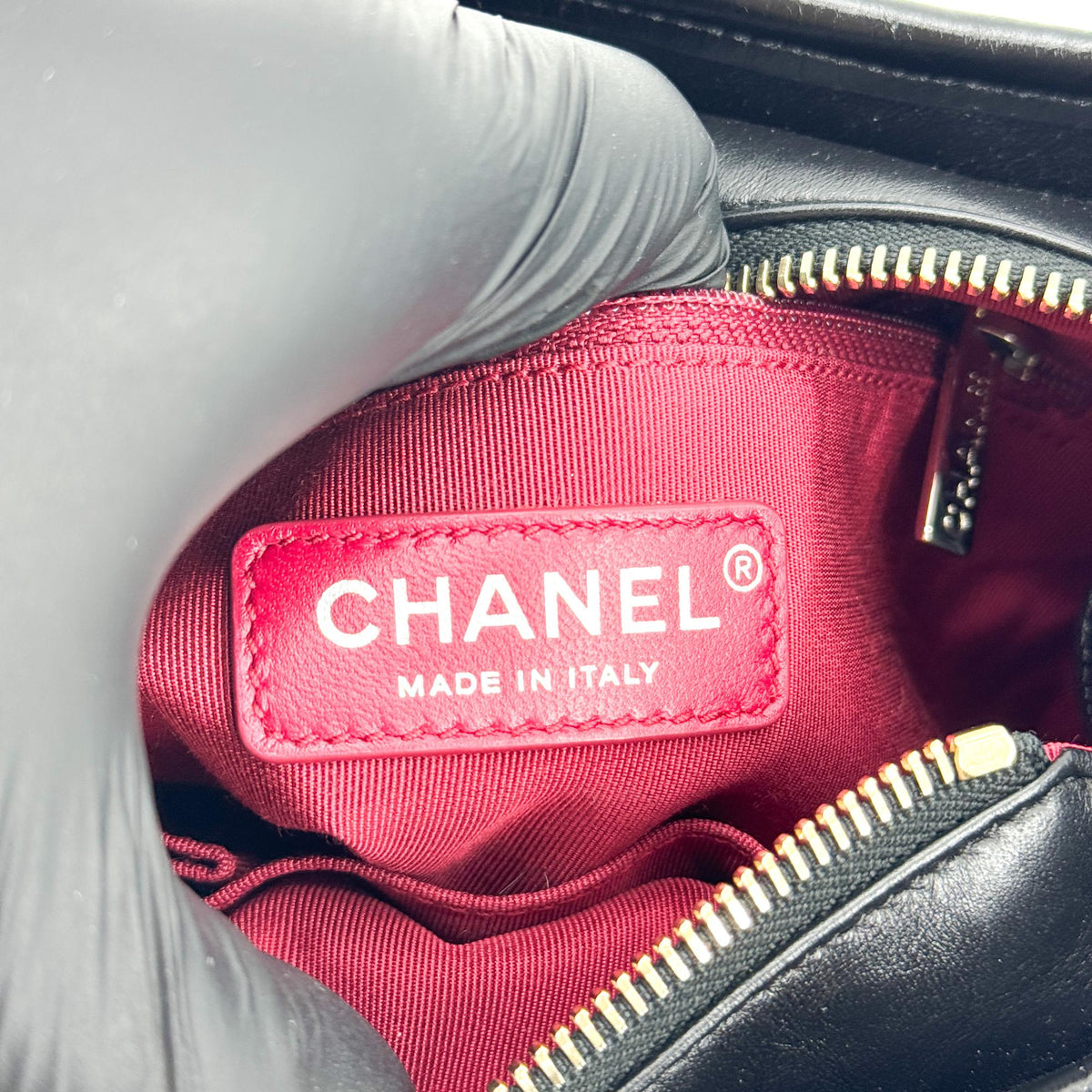 Chanel Gabrielle Small Hobo Bag Black Vintage Calfskin