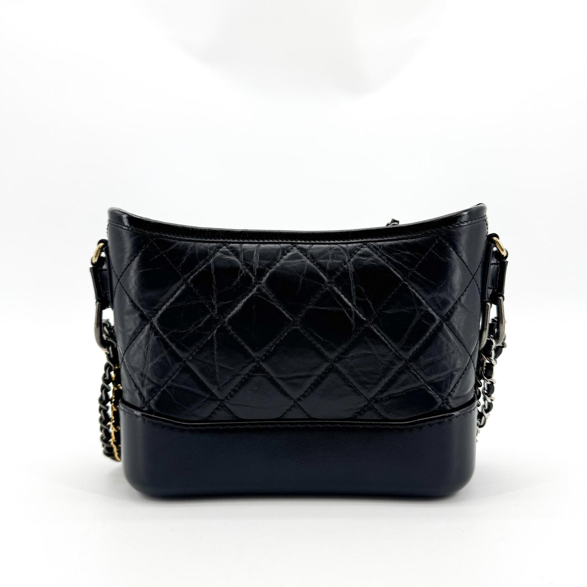 Chanel Gabrielle Small Hobo Bag Black Vintage Calfskin
