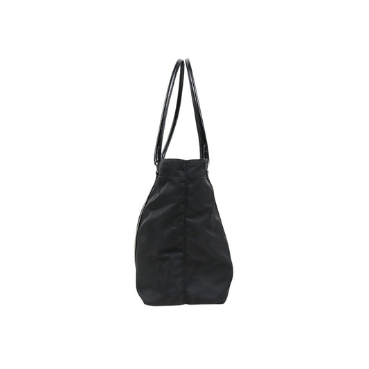 Prada Black Pocono Trimmed Shoulder Bag