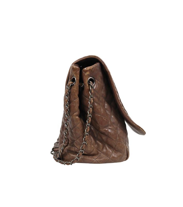 Chanel Brown Seasonal Chain Shoulder Bag