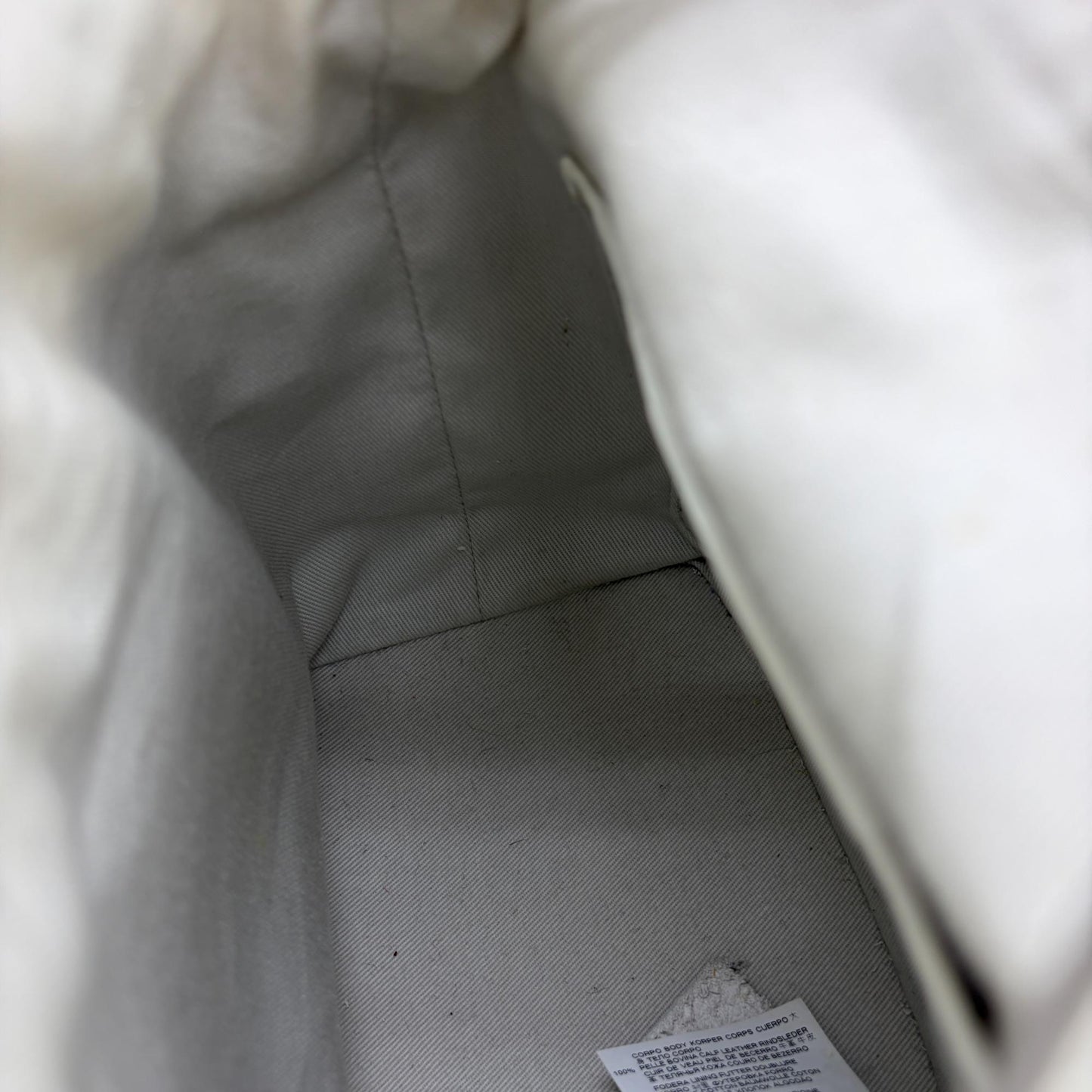 Maison Margiela 5AC Micro Bucket Bag White