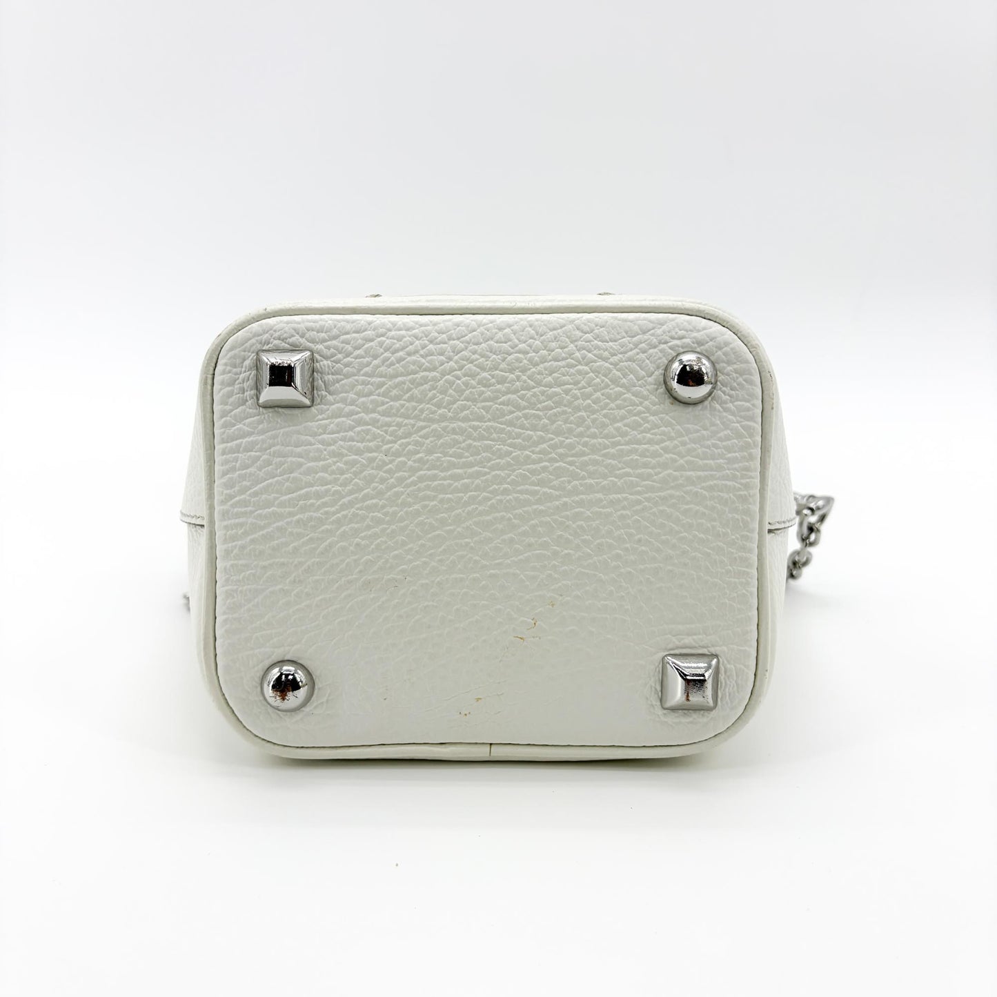 Maison Margiela 5AC Micro Bucket Bag White