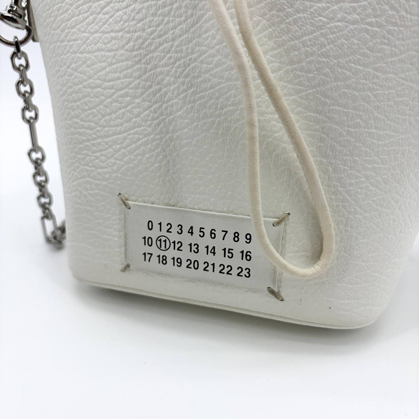 Maison Margiela 5AC Micro Bucket Bag White