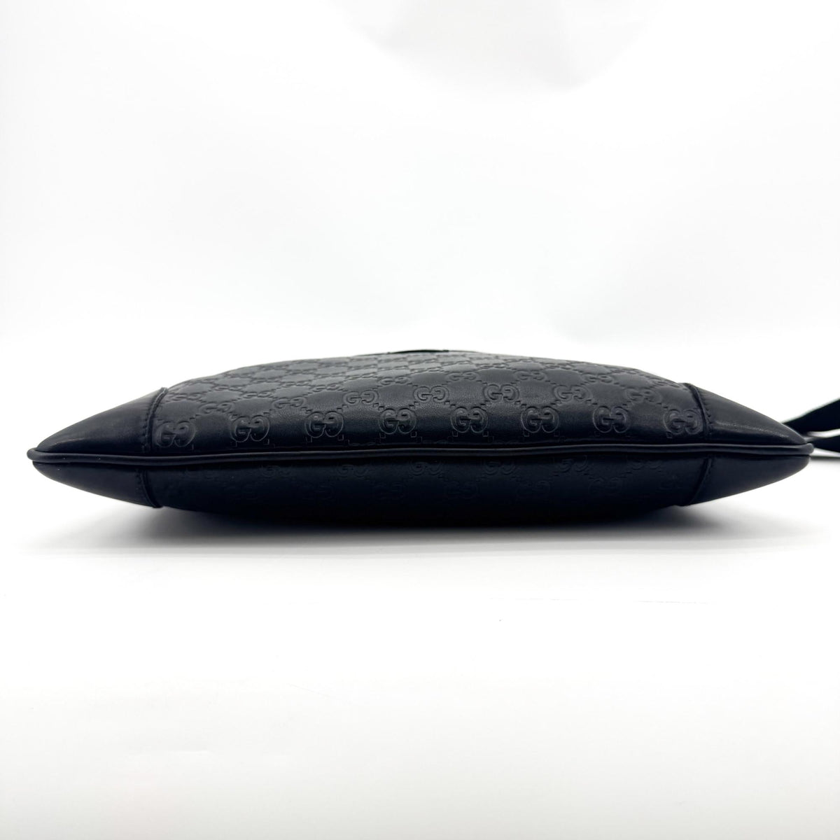 Gucci Sima Leather Crossbody Bag Black