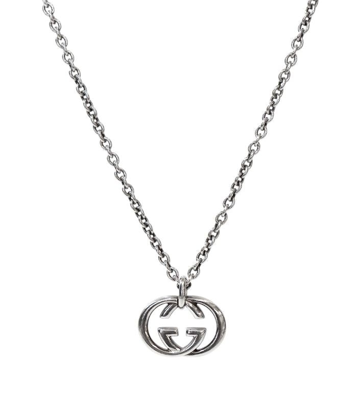 Gucci Interlocking G Silver Necklace