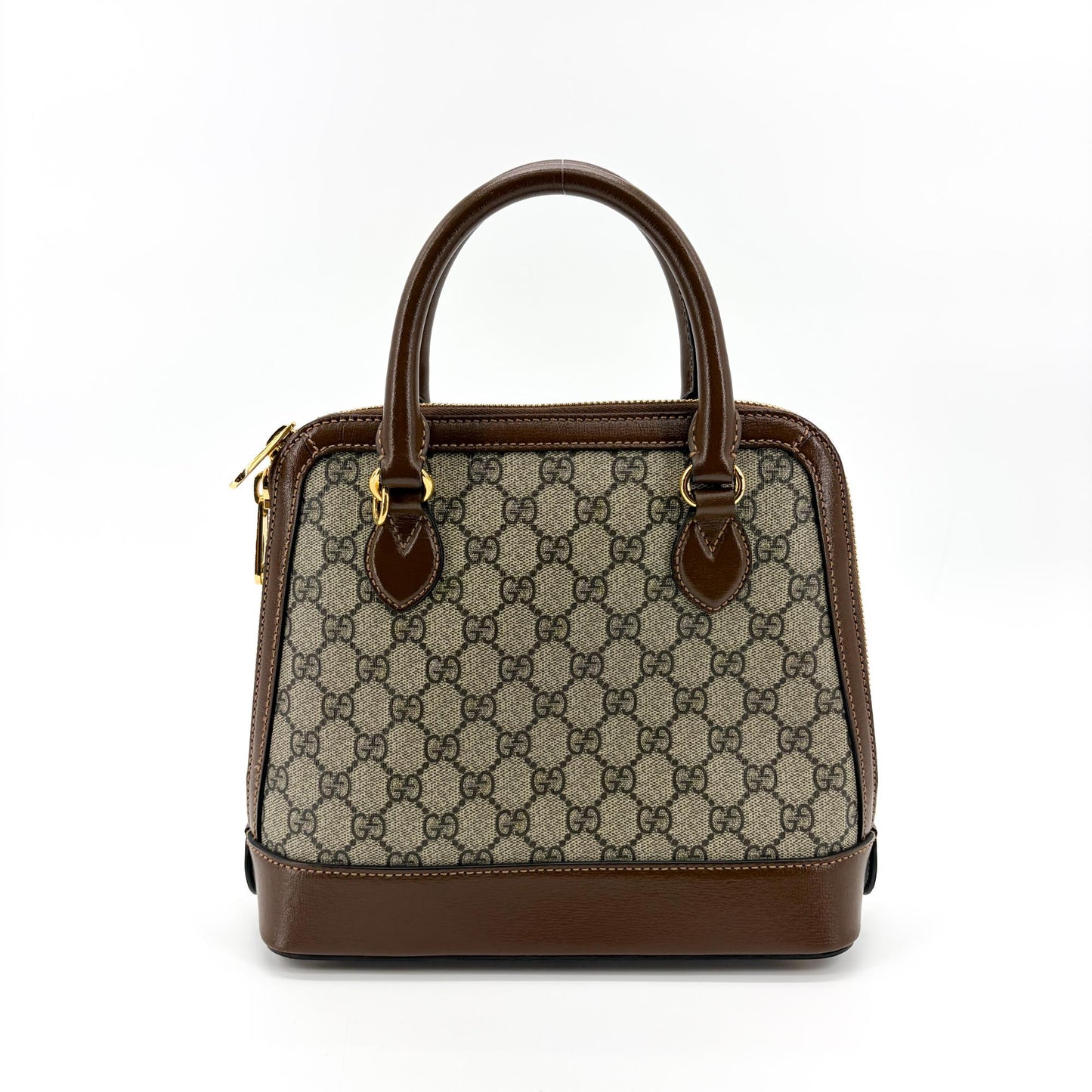 Gucci Horsebit 1955 Small Top Handle Bag Brown