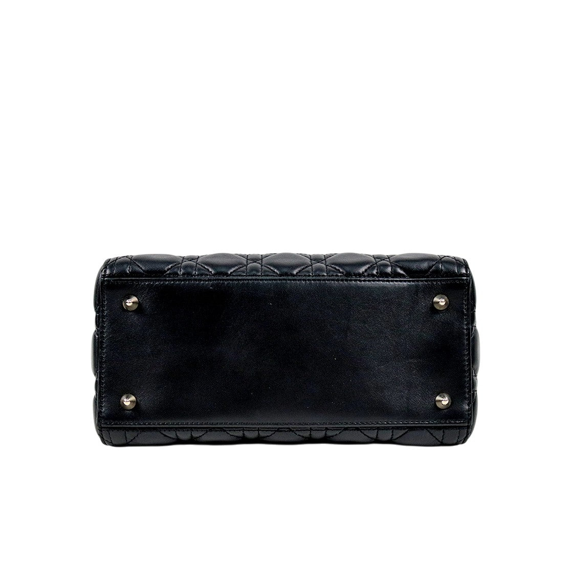Dior Medium Black Lady Tote Bag