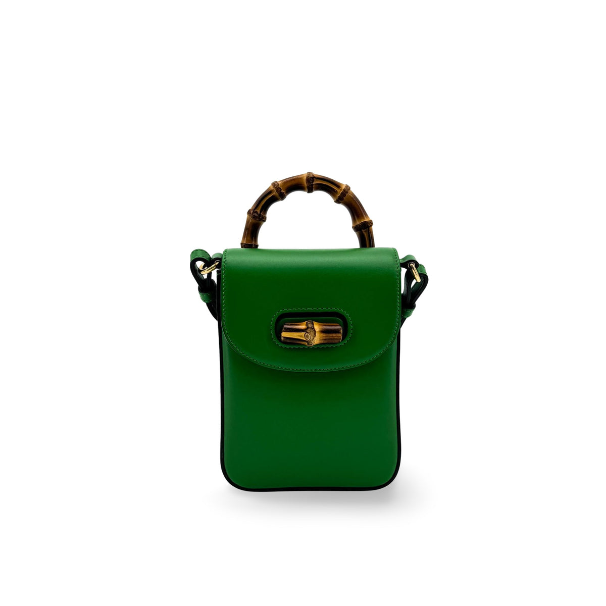 Gucci Bamboo 1947 Mini Crossbody Bag Green