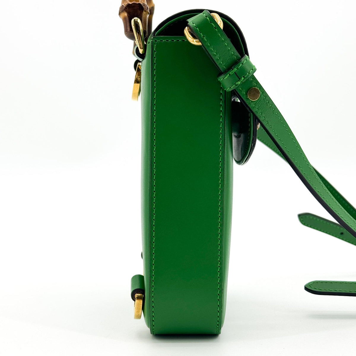 Gucci Bamboo 1947 Mini Crossbody Bag Green