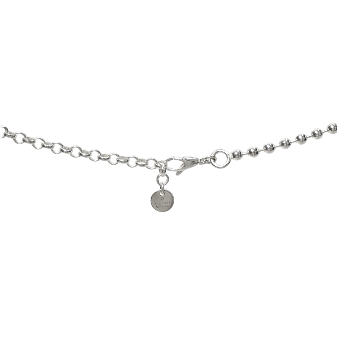 Gucci Bold Interlocking G Silver Necklace